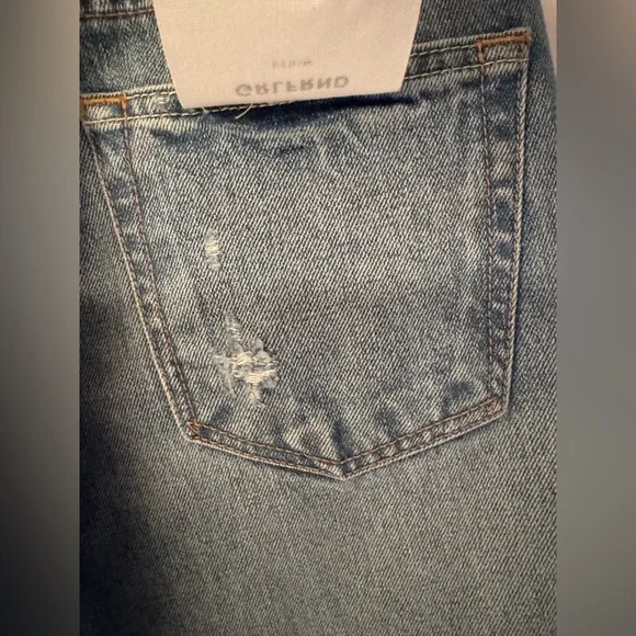 GRLFRND Karolina High Waisted Distressed Skinny Women’s Blue Jeans Size 25 - Picture 14 of 16